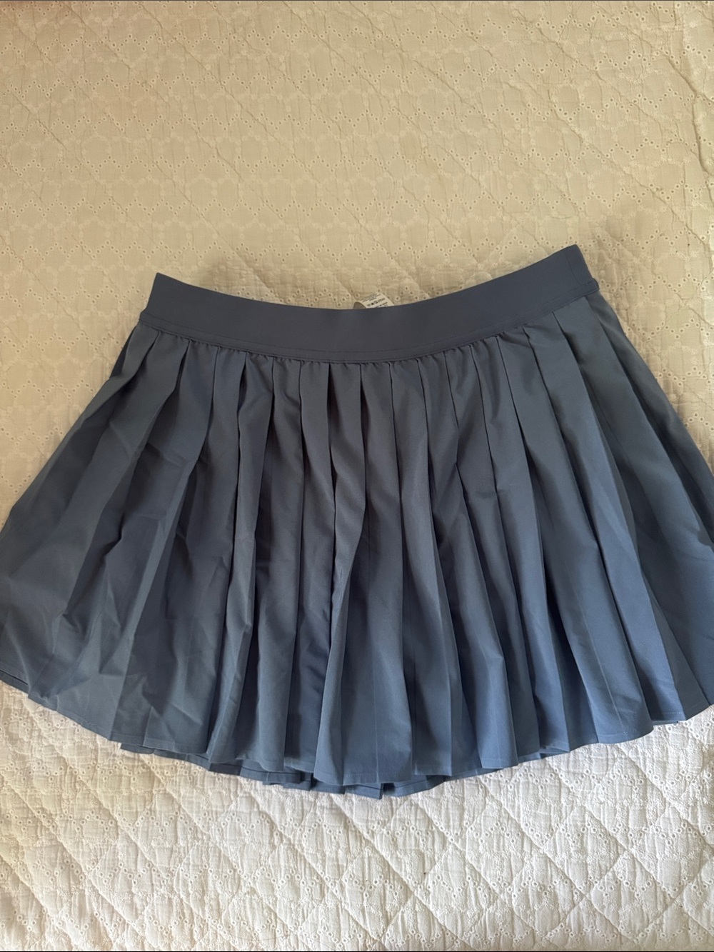 lululemon athletica Pleated Mini Skirt in Slate Blue